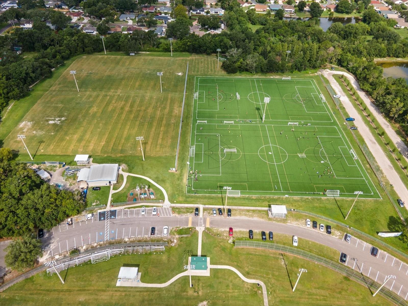 J.C. Handy Sports Complex Soccer Field and Basketball Courts