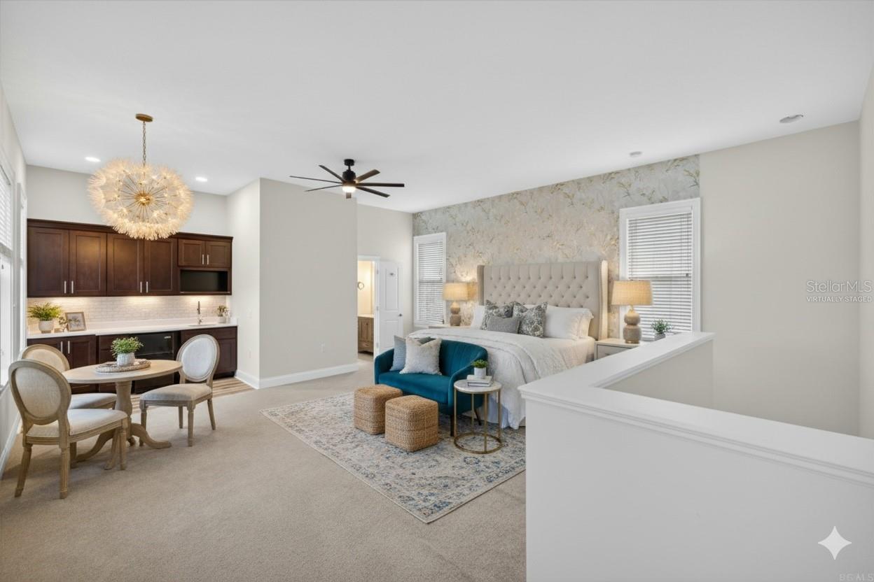 Virtually Staged in-law suite