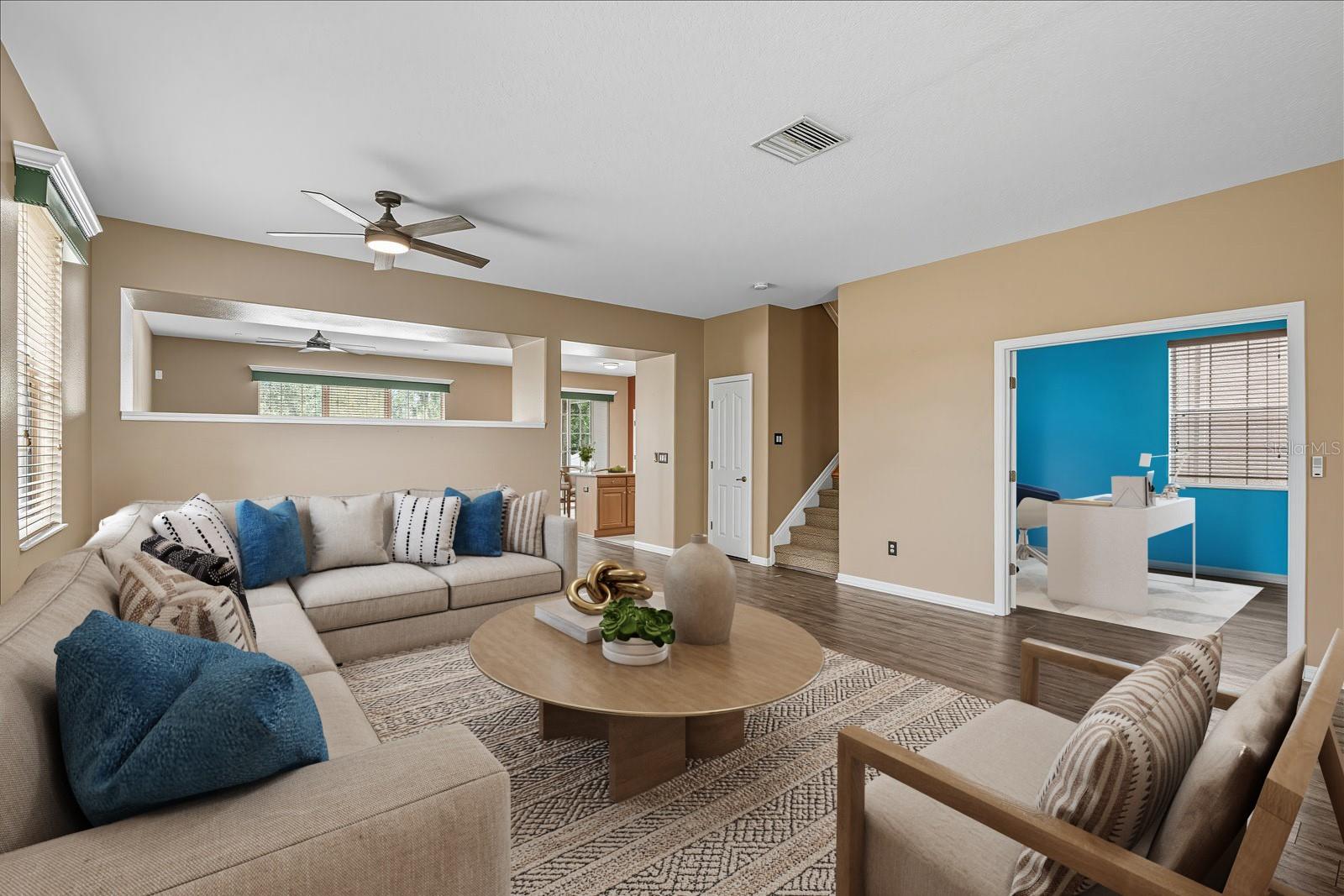 Staged Living Room