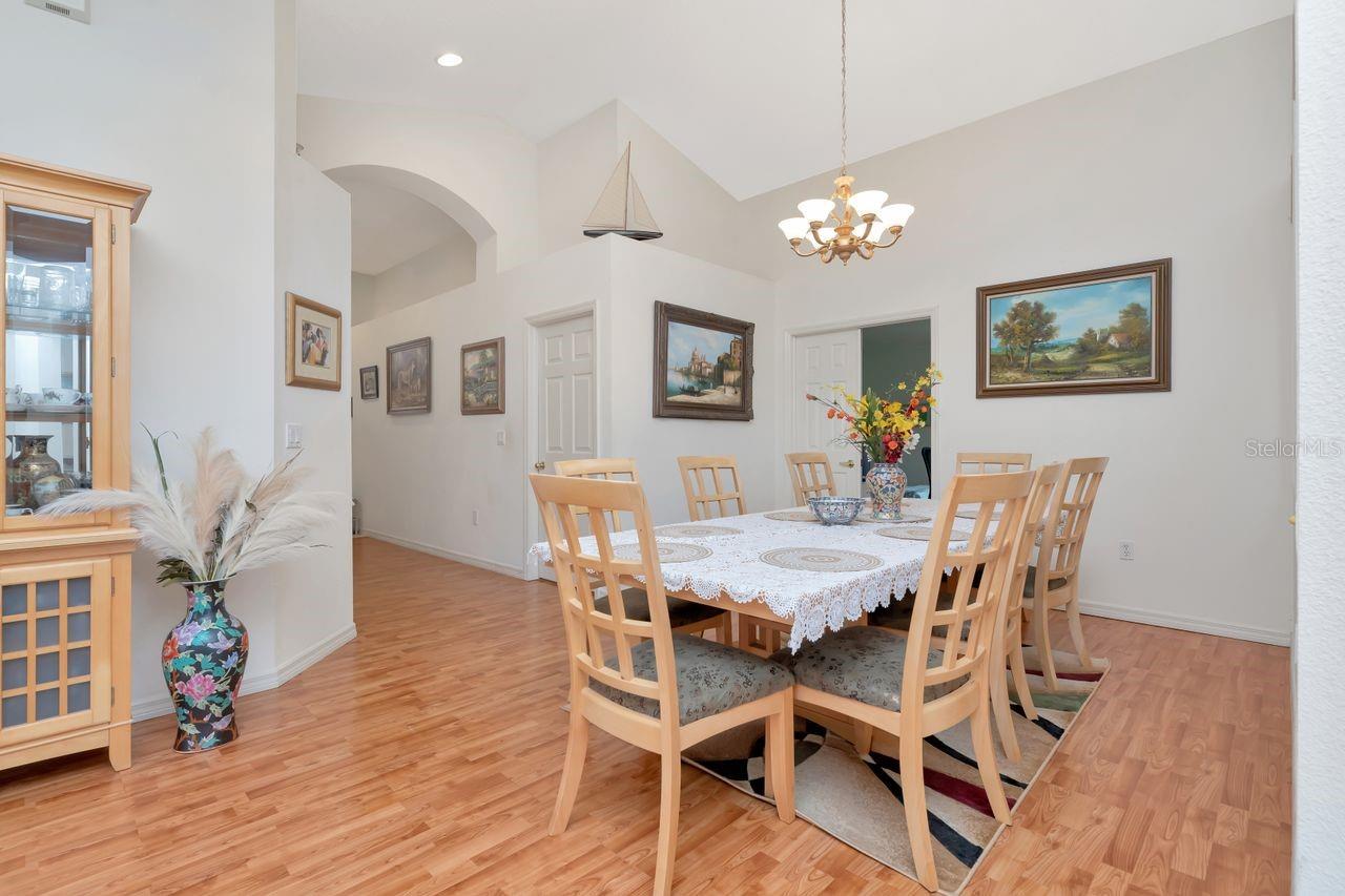 Private dining room.