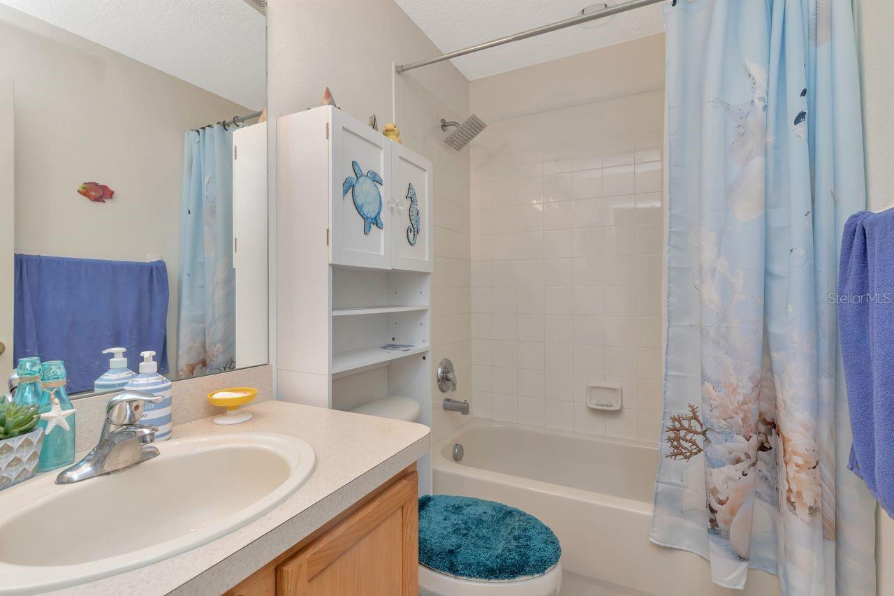 Guest bath room.