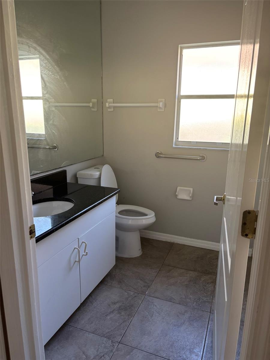 Bathroom 2 with tub and shower