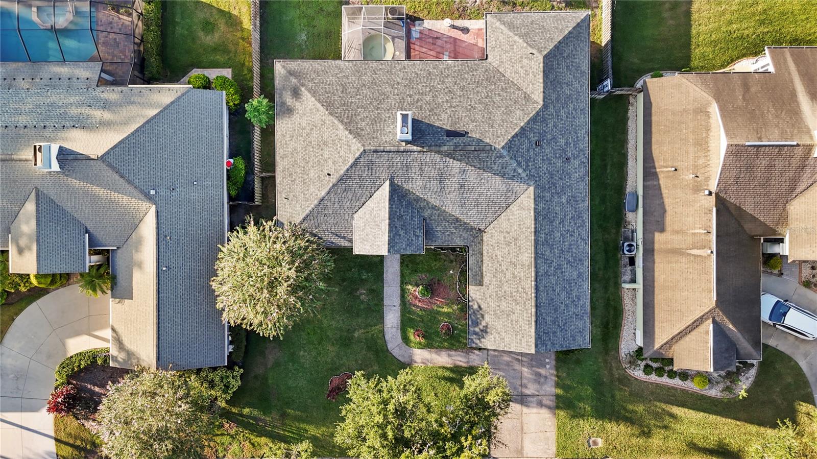 Ariel View Middle Home
