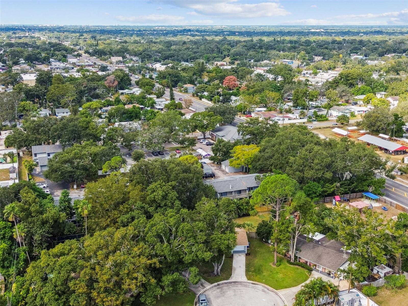 Located in a cul-de-sac