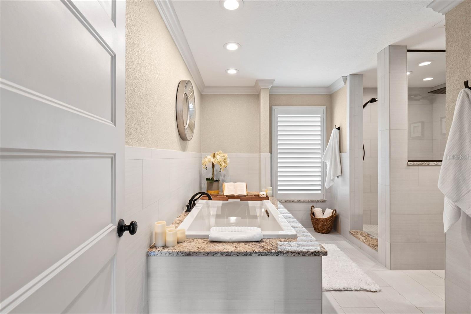 Primary Bath with Large Soaking Tub