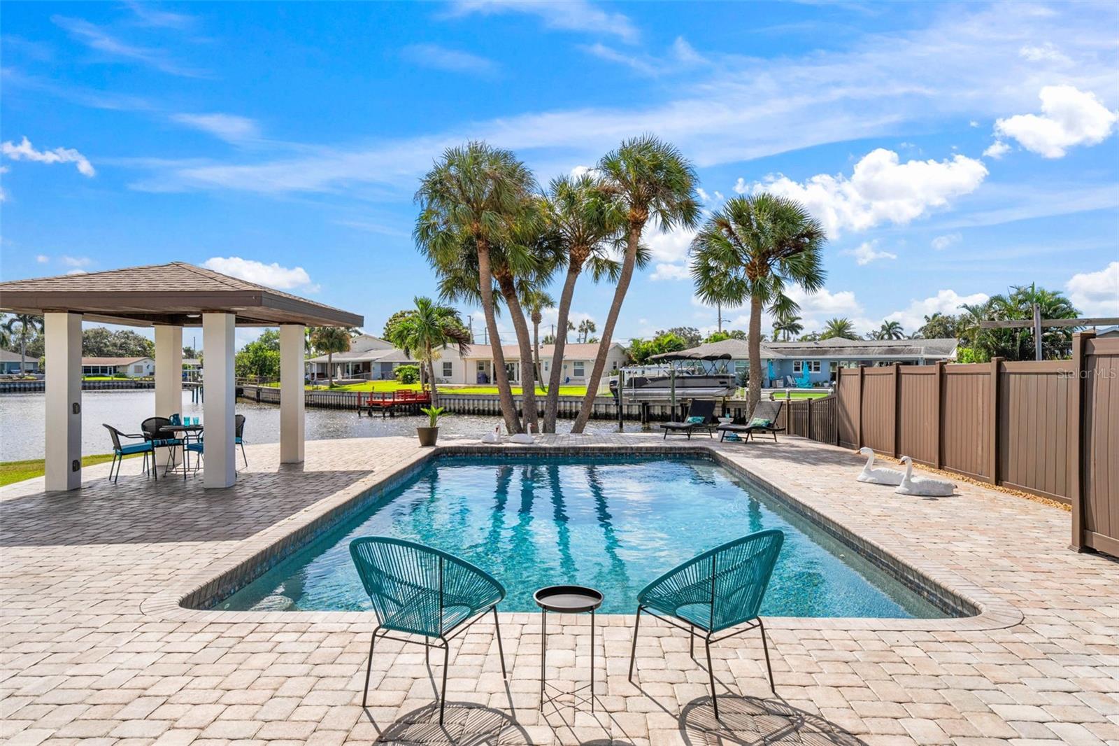 Waterfront Pool Area