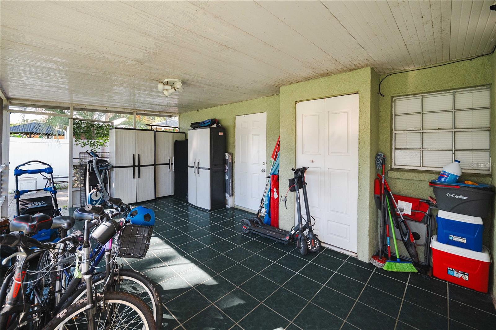Rear porch