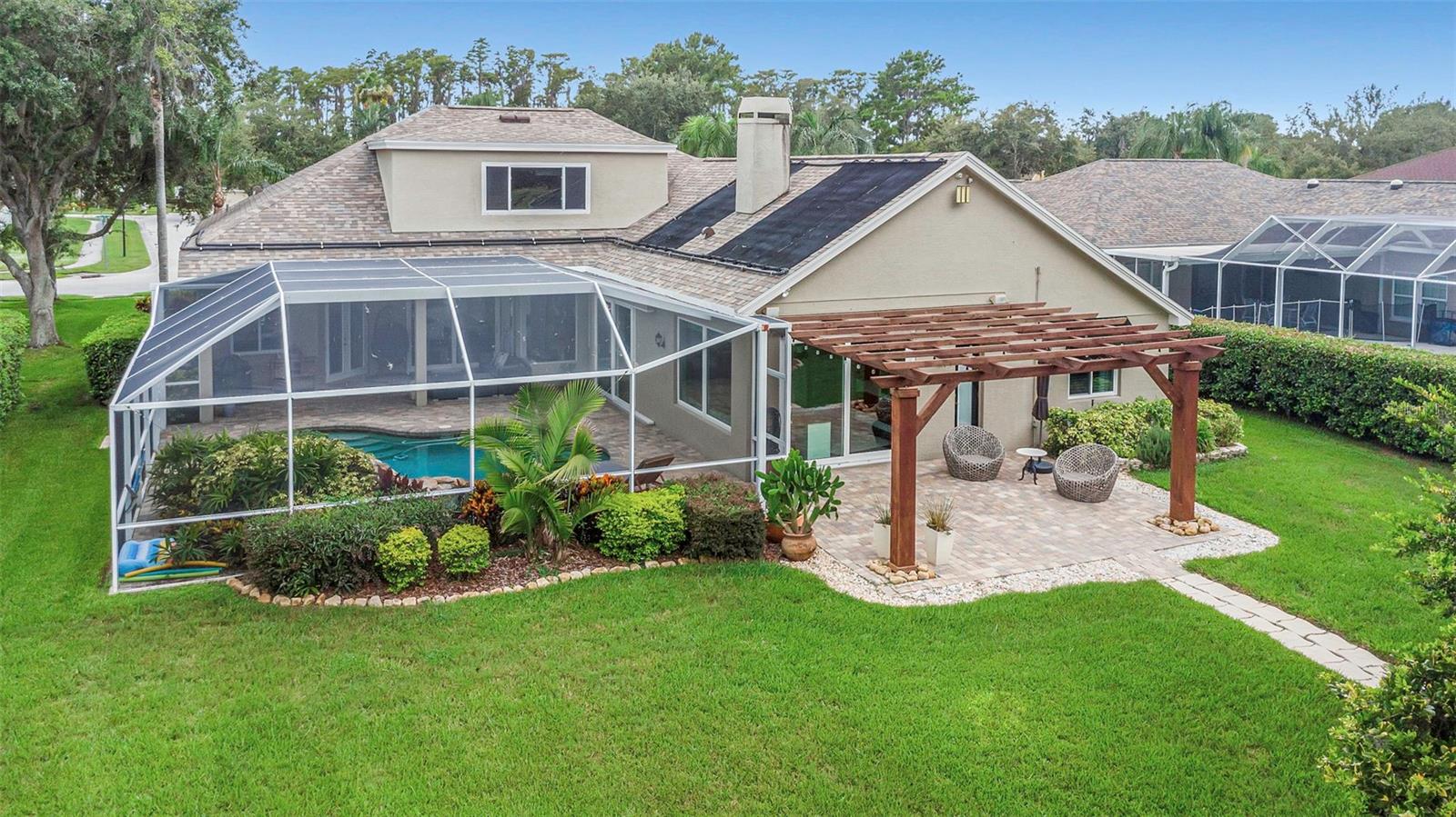 Back of the home
