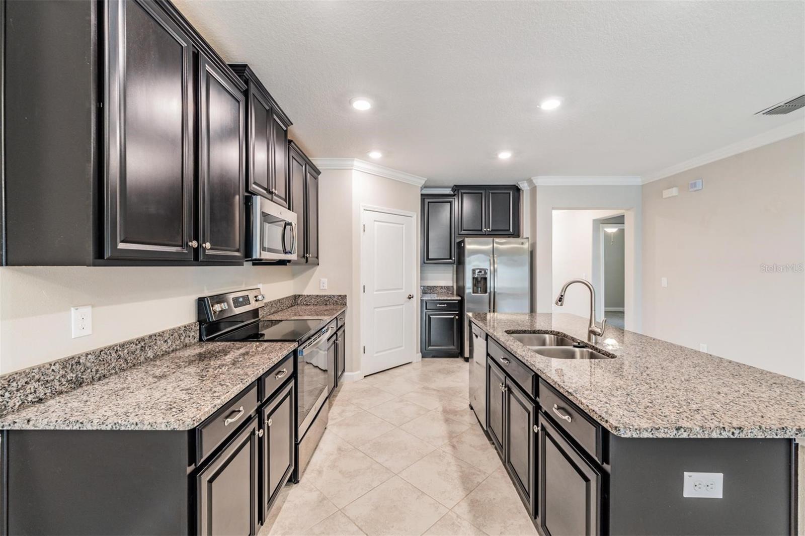 Plenty of space in the walk-in pantry!