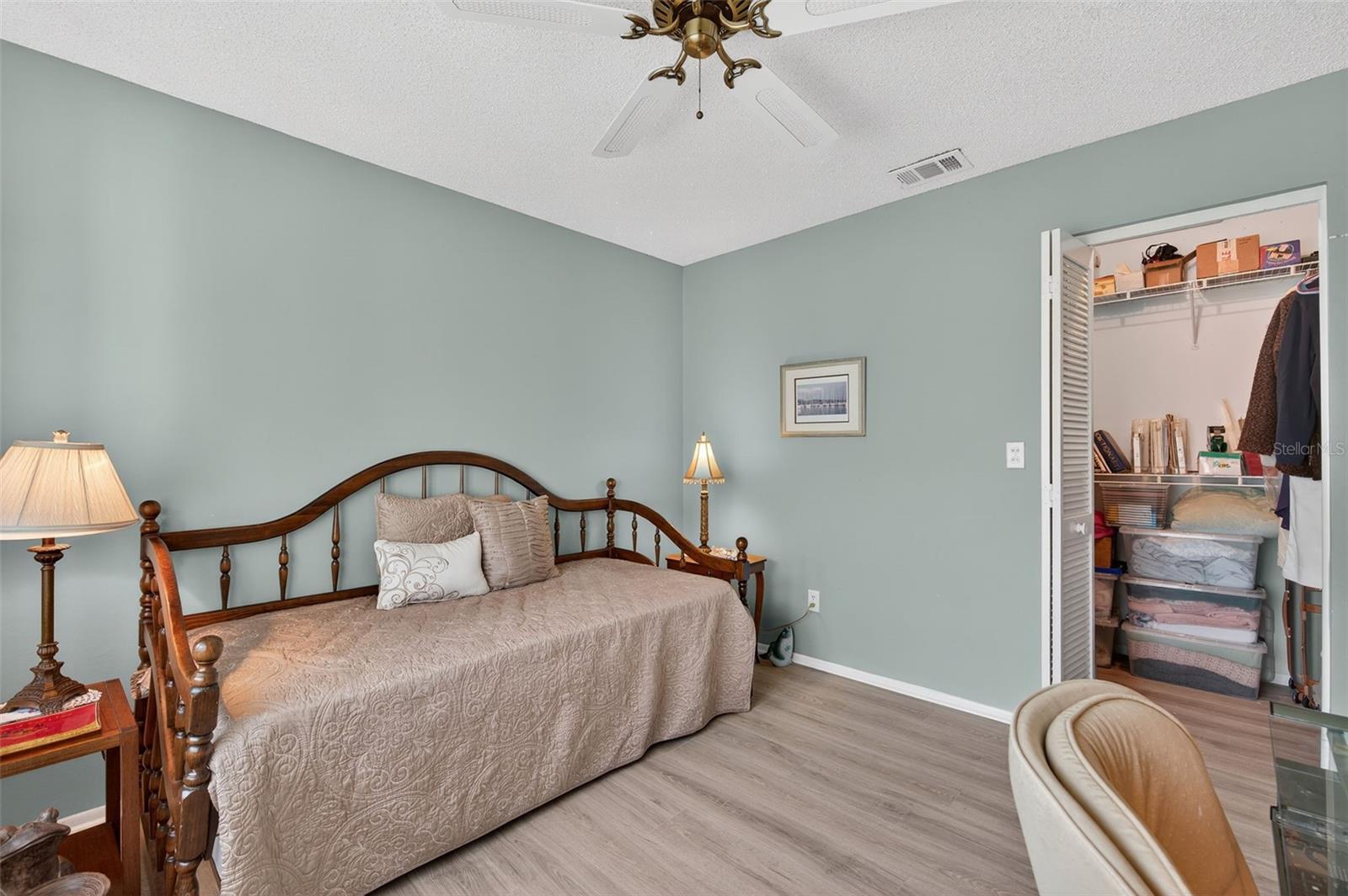 Guest Bedroom with walk in closet