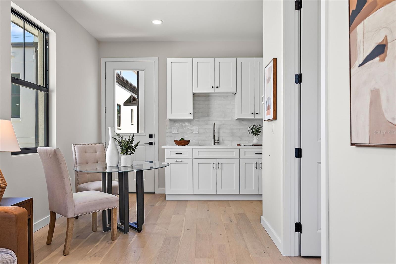 Accessory Living Unit located above the 2-car garage.