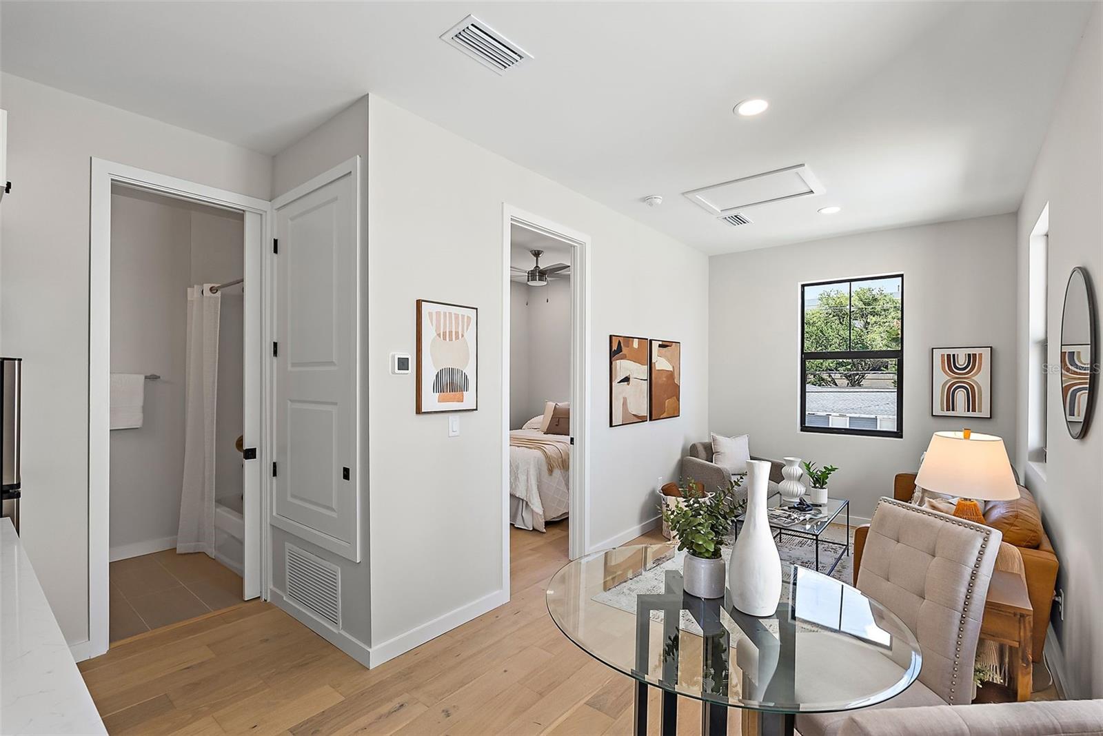 Accessory Living Unit located about the 2-car garage