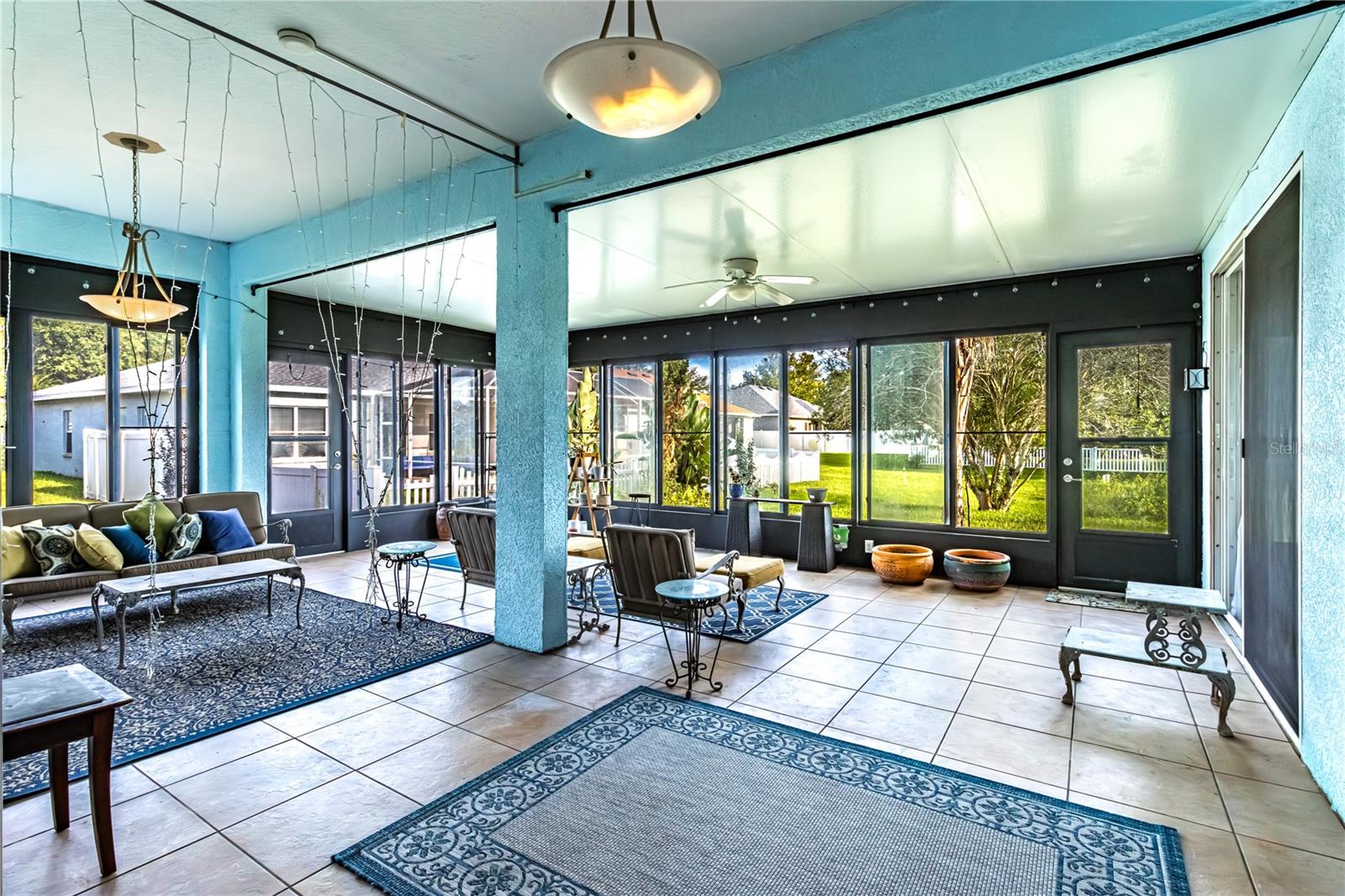 Extended screened Lanai