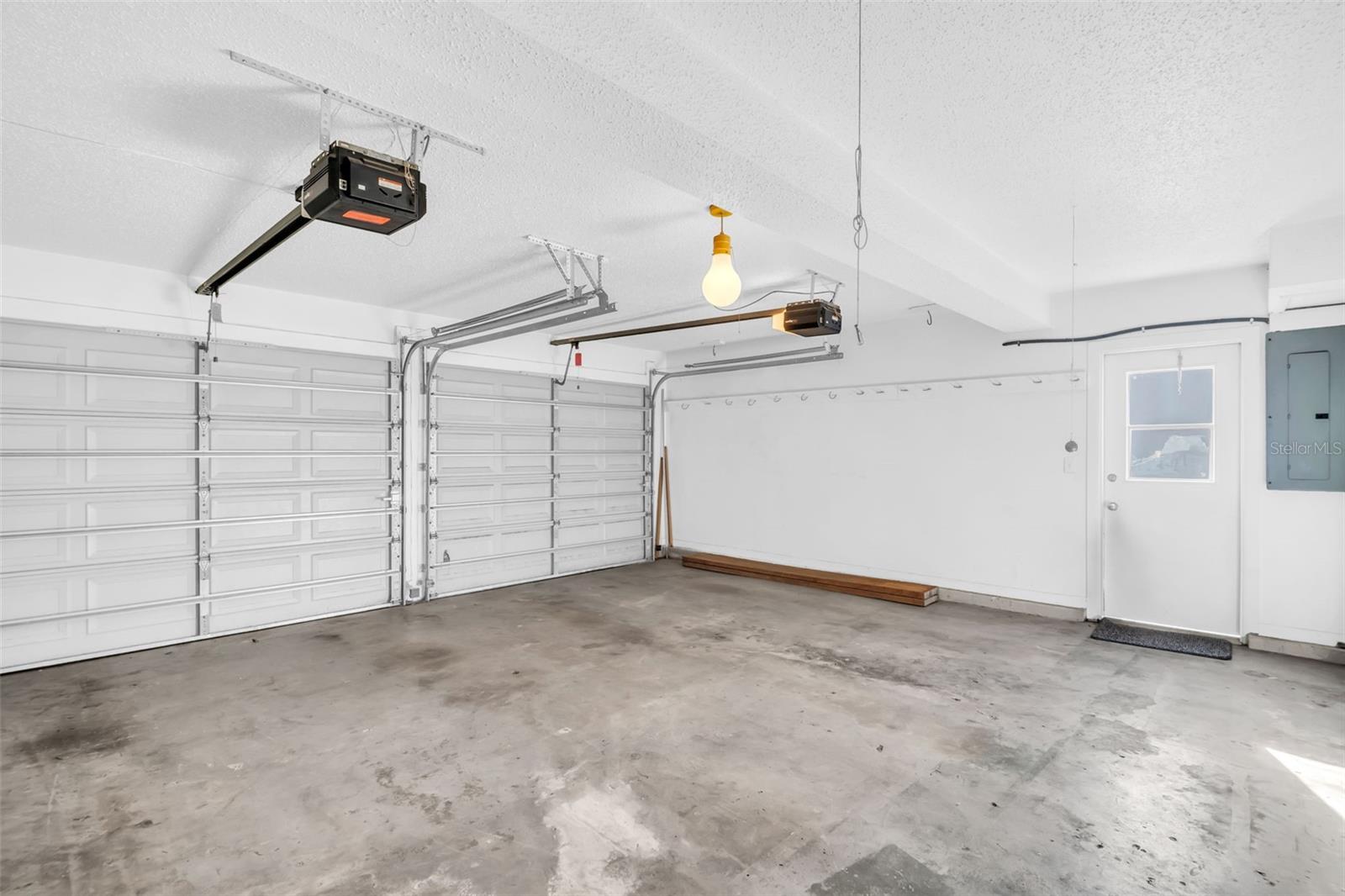 Two car garage