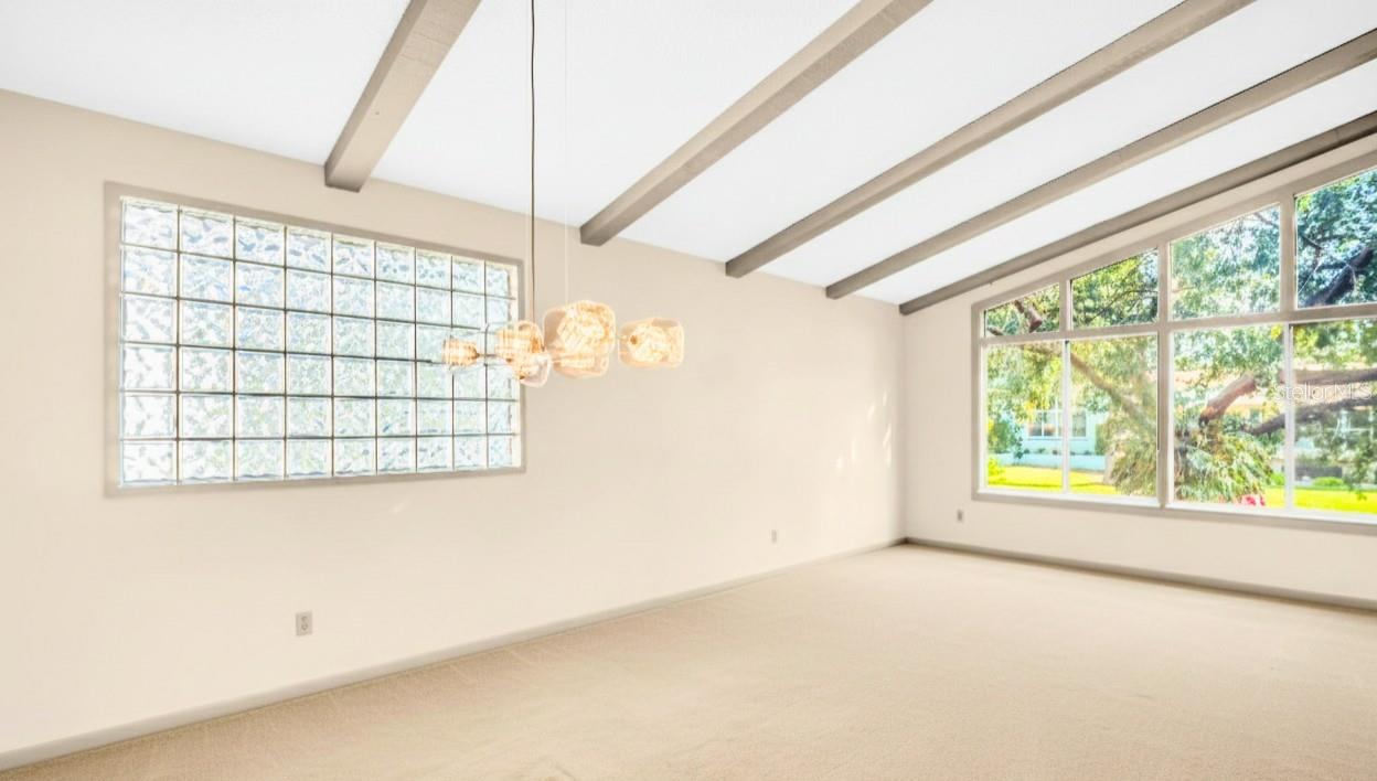Lovely Natural Light in the Dining Room/ Living Room
