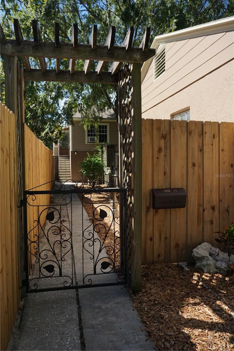 Side Entrance Walkway