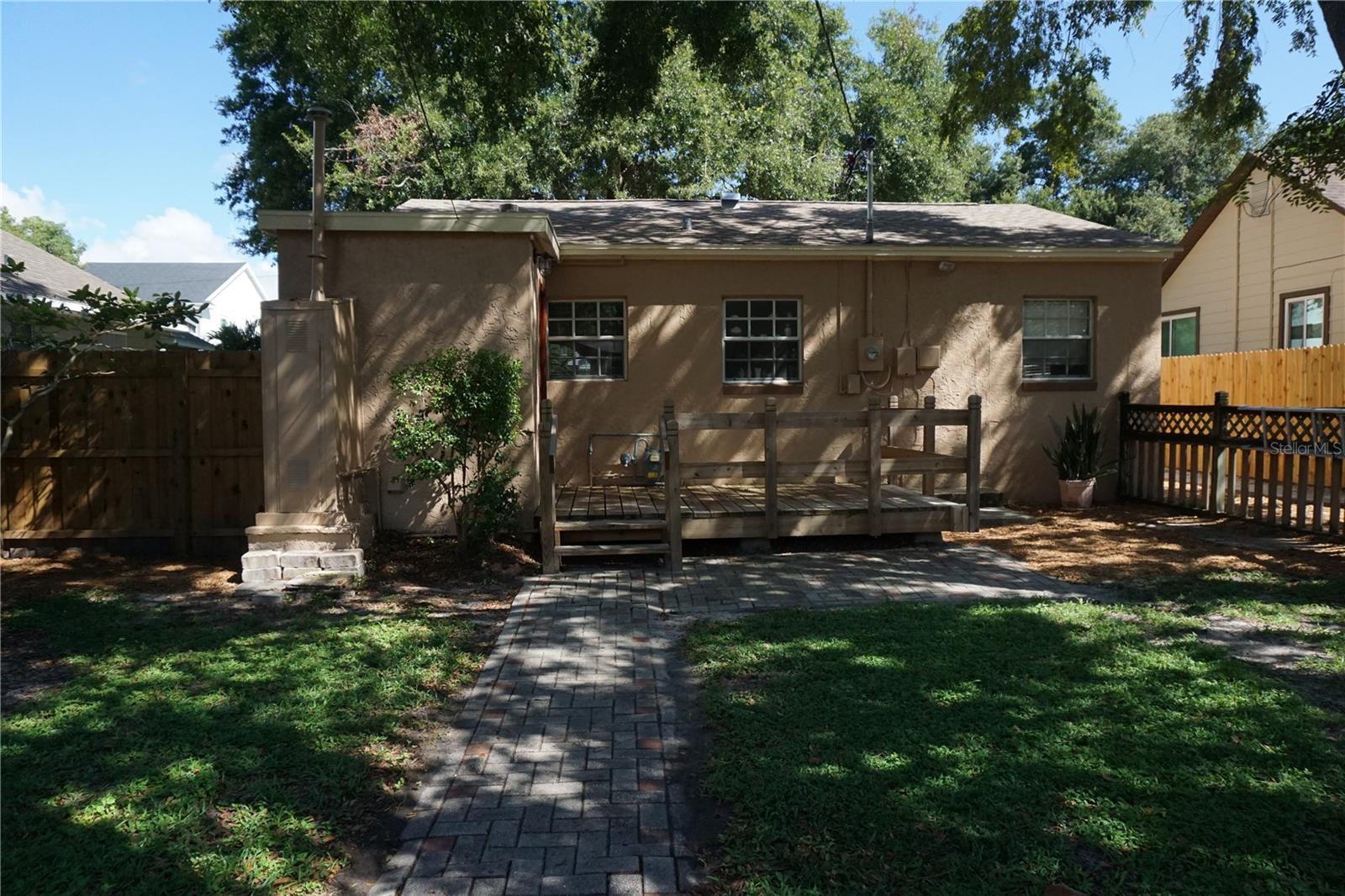 Back of Main Home