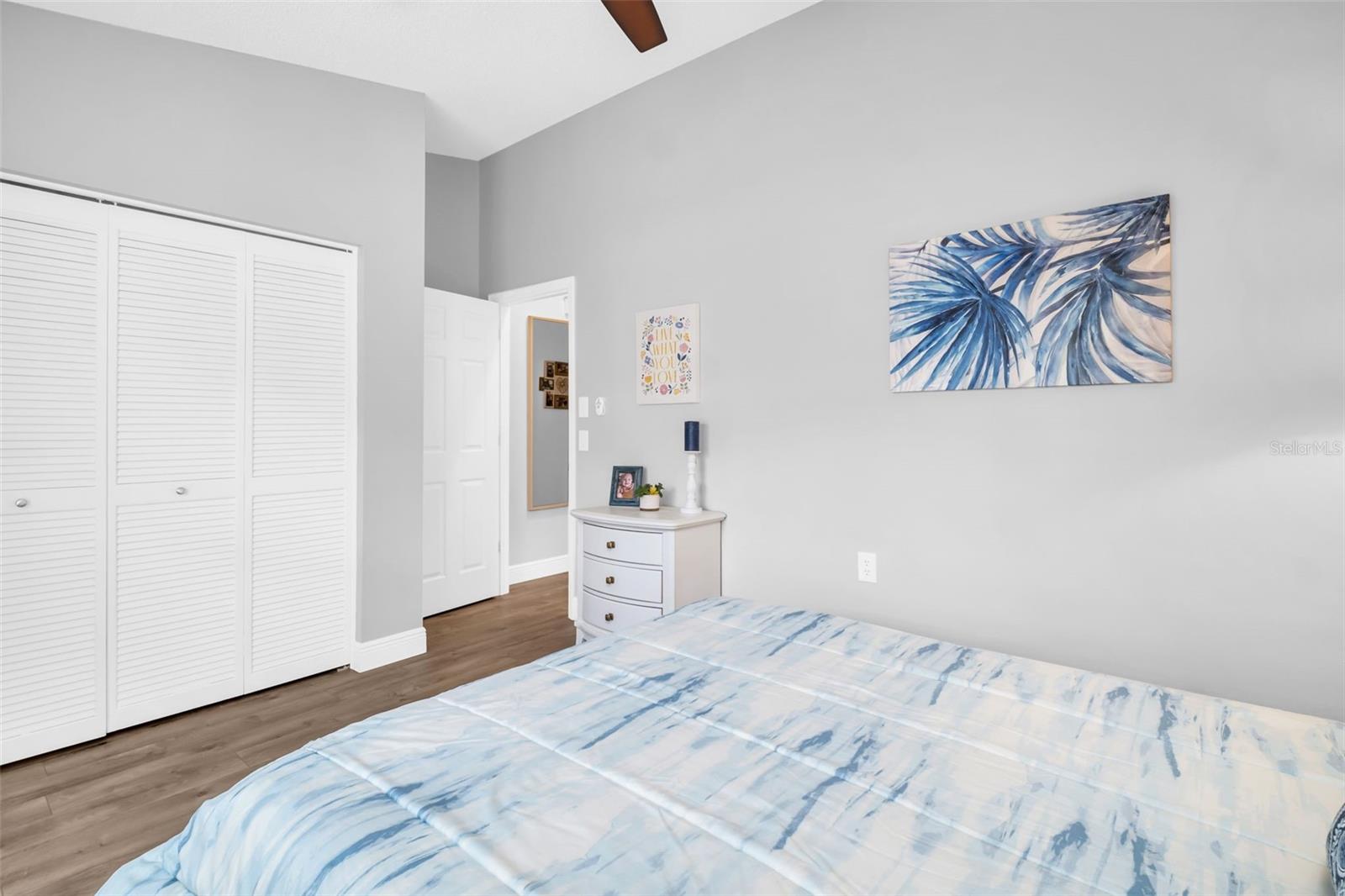 Large built-in closet for additional storage~