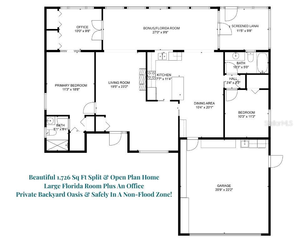 You'll love this spacious floor plan with bonus living spaces~
