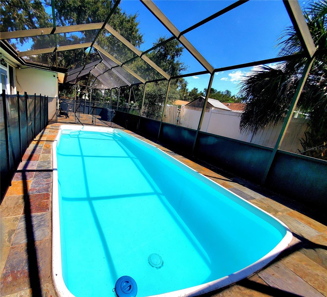 POOL WITH CHILD FENCE