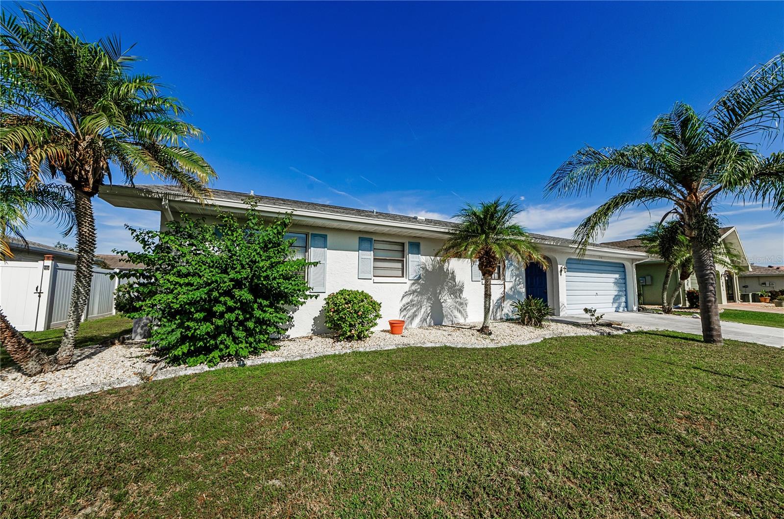 Large front yard