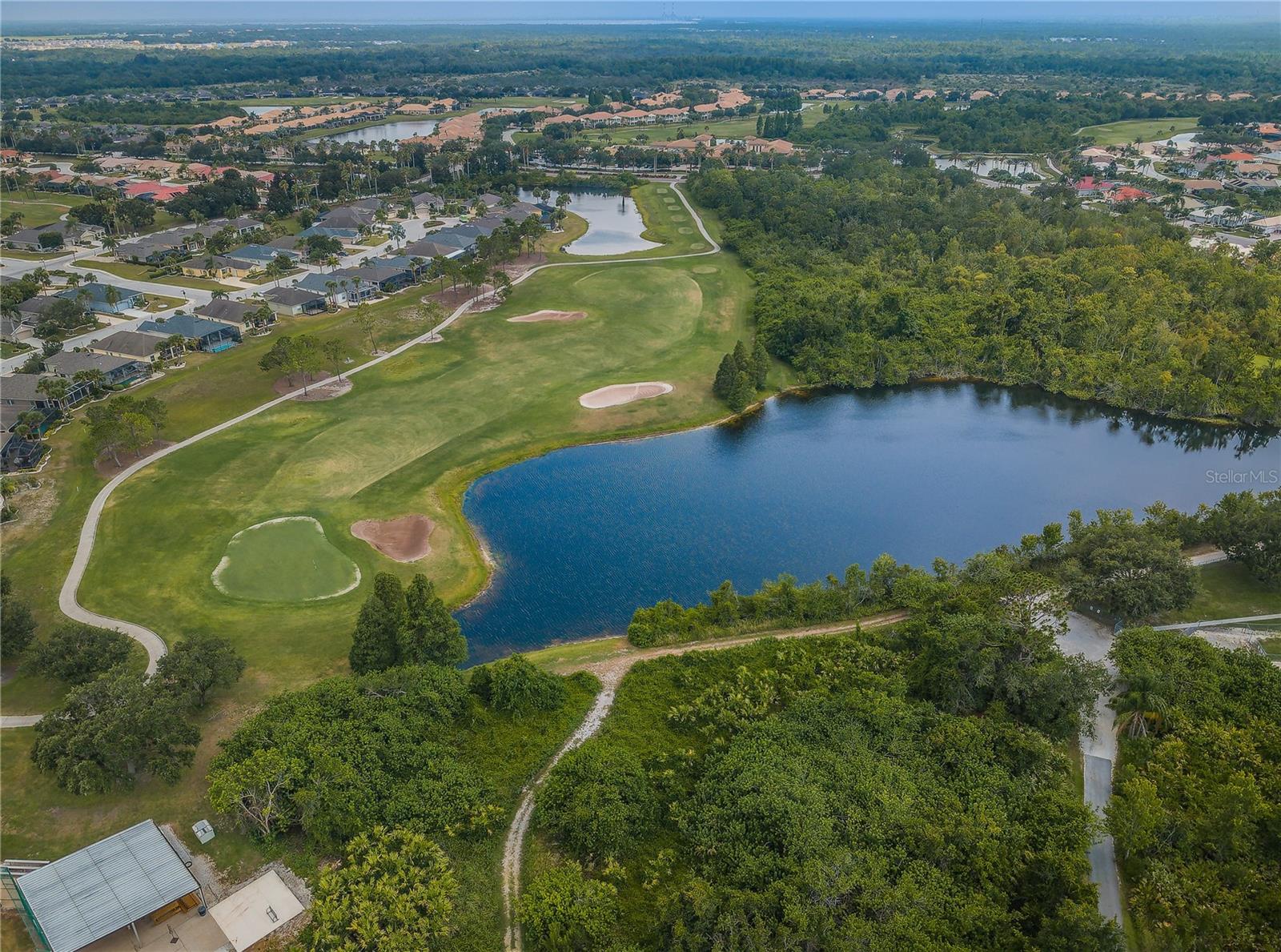 One of the many golf courses
