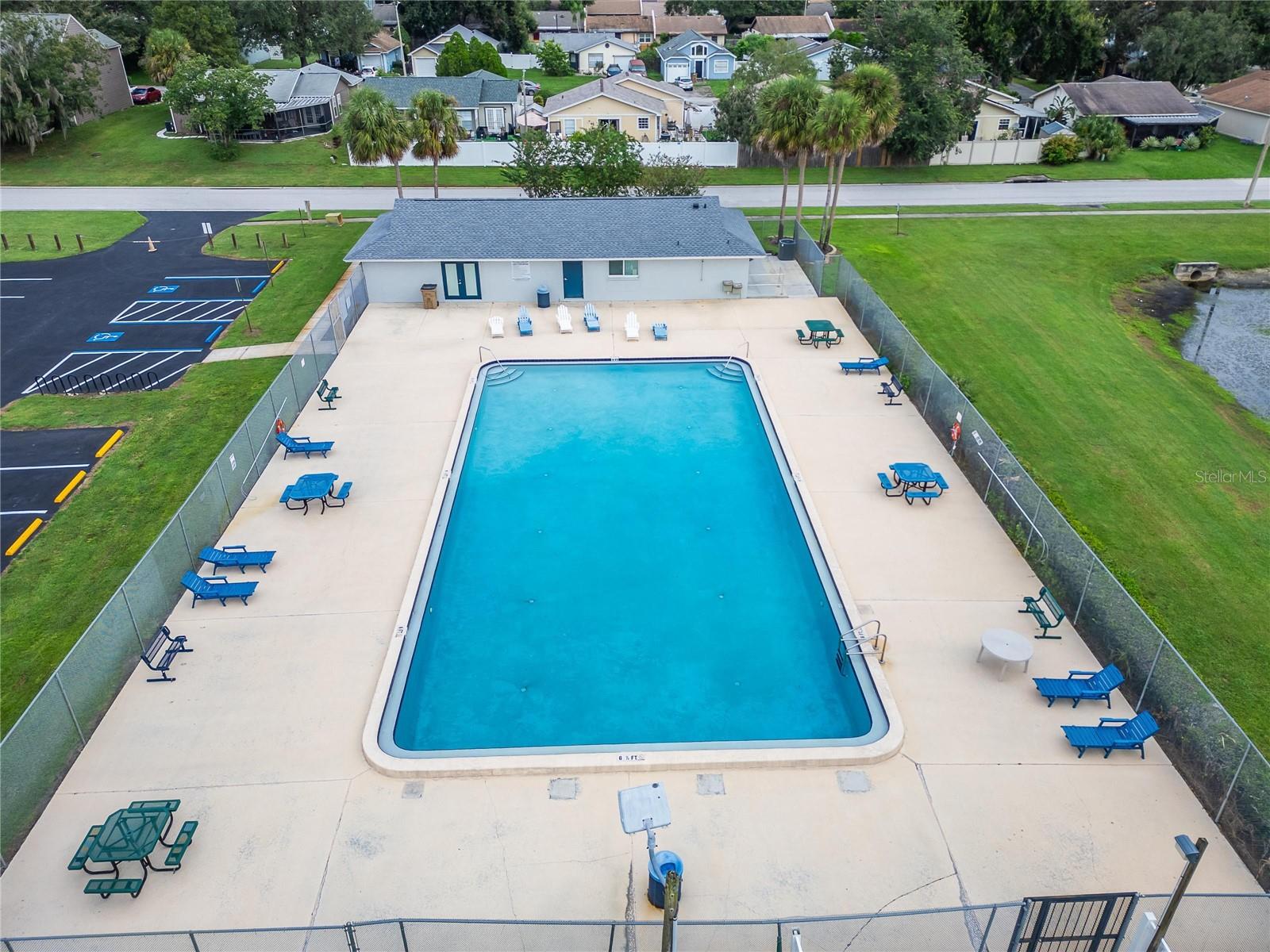 Aerial Community Pool