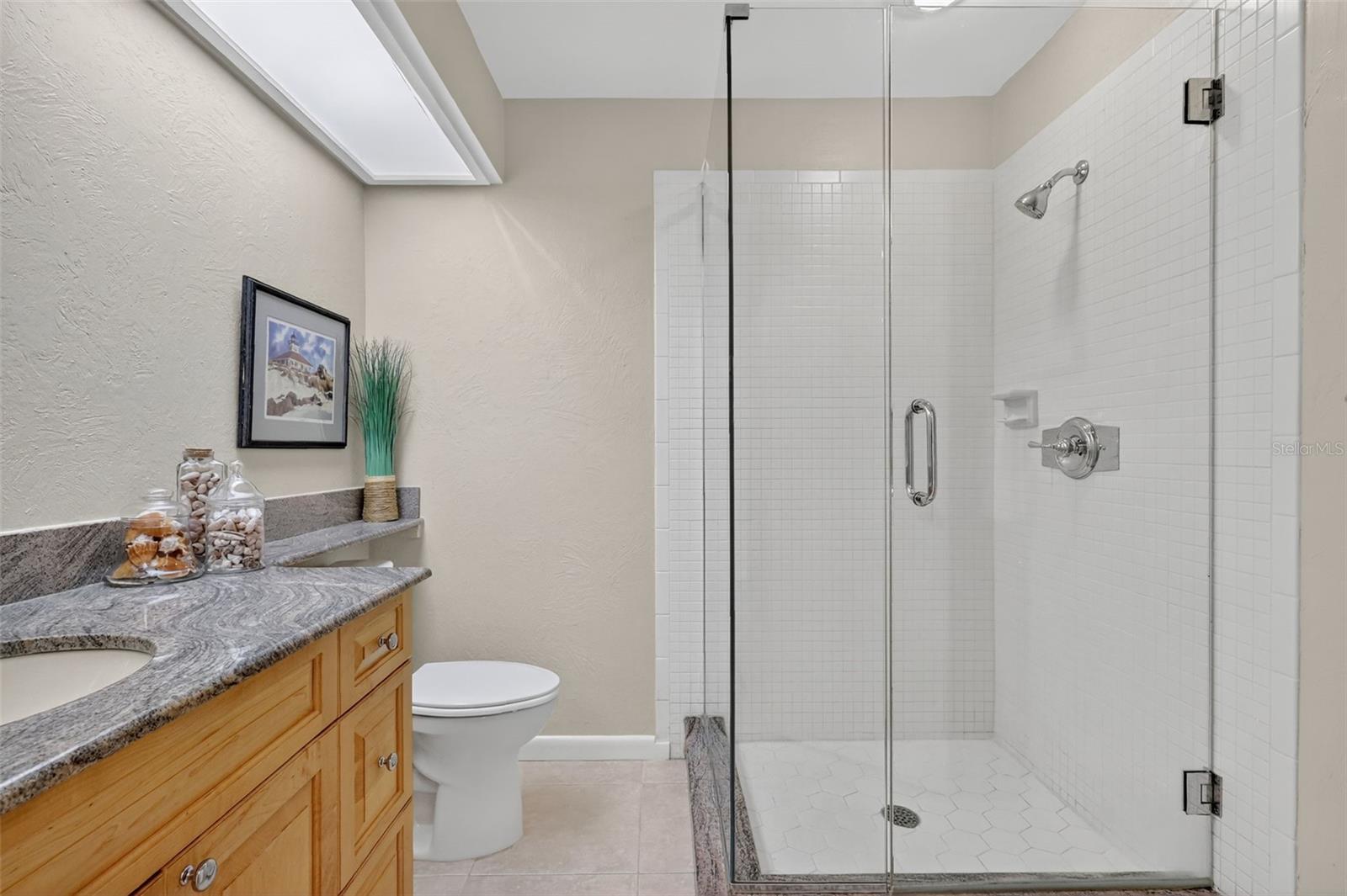 On the main living level you have a full both with shower