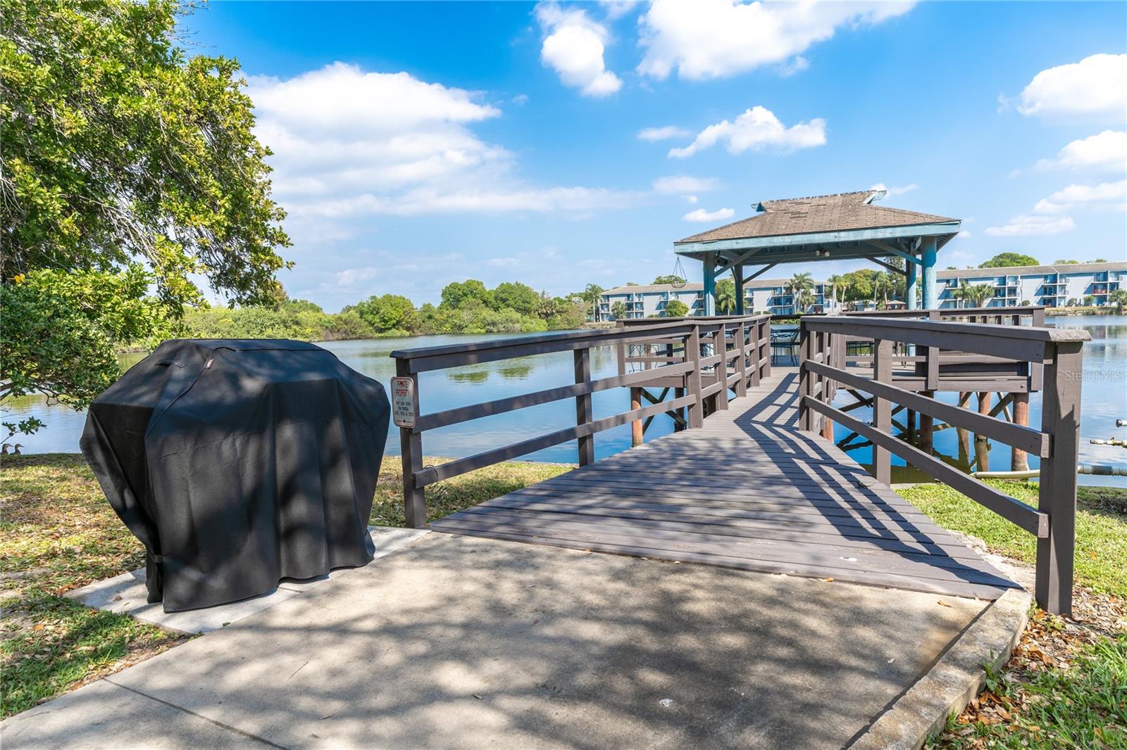 Outdoor grilling and enjoy dining under the gazebo