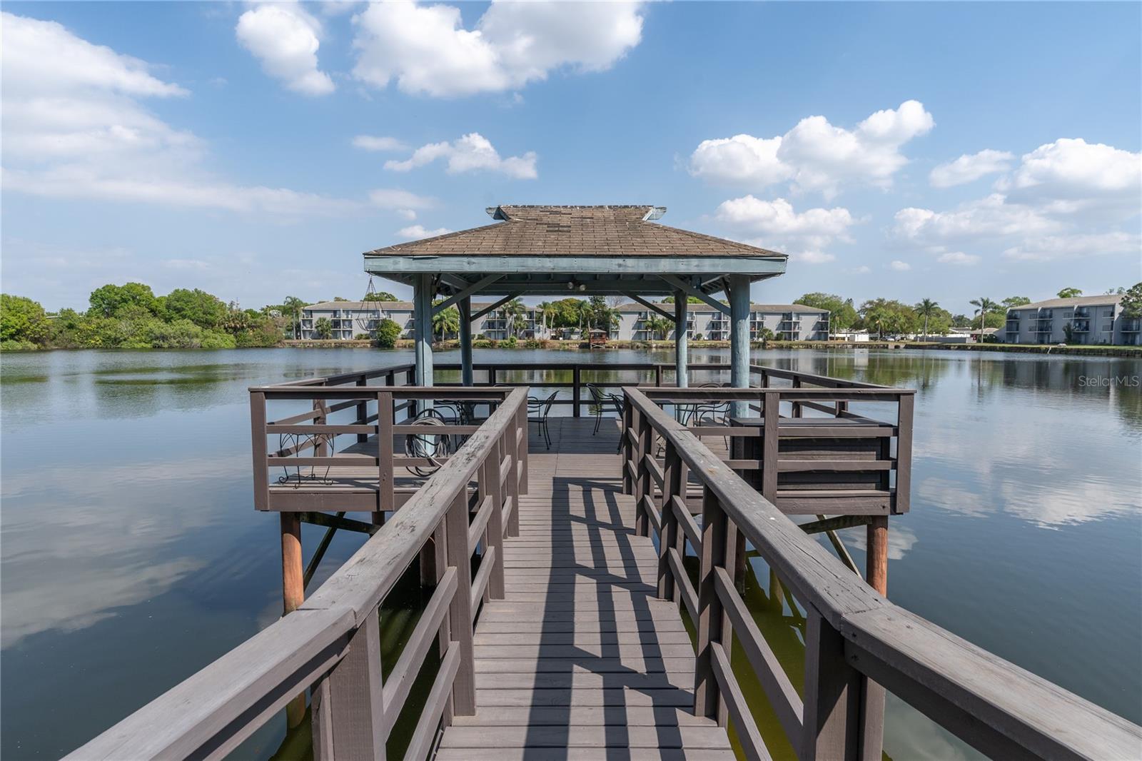 Dock and Gazebo on the Lake