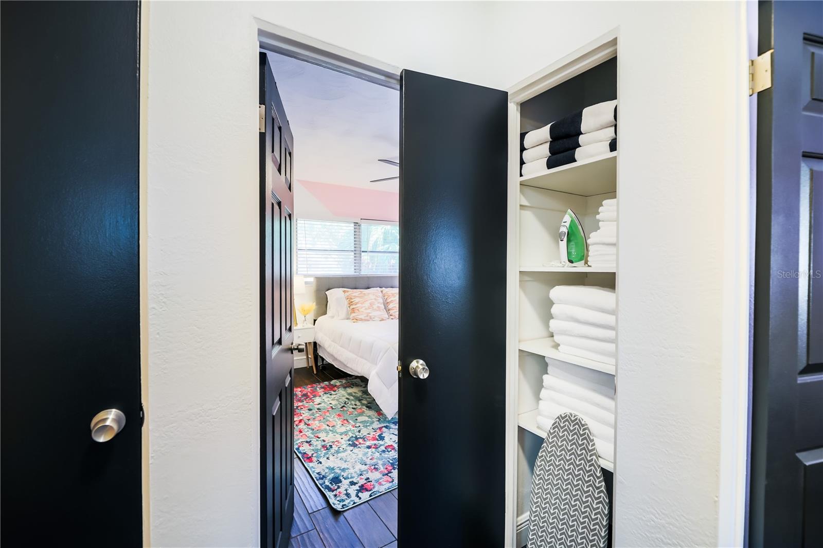 Plenty of storage with multiple hall closets