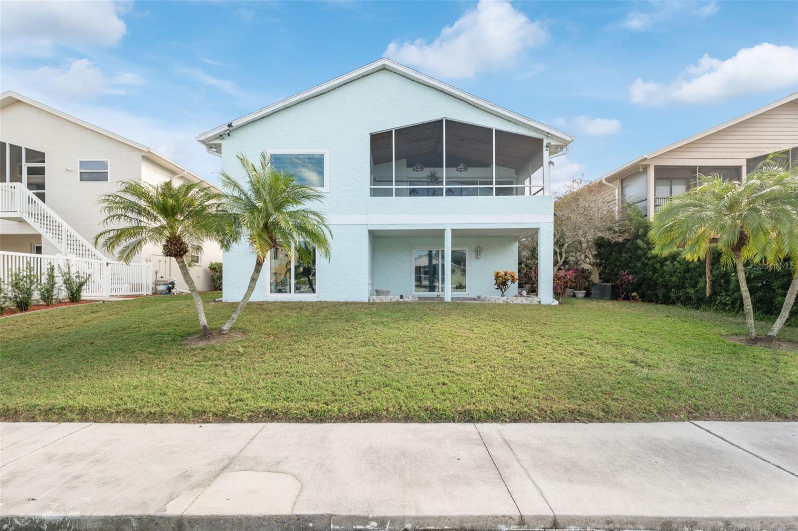 Back of property