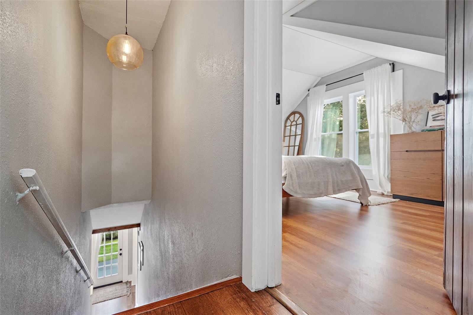 Second Floor landing to Primary Suite