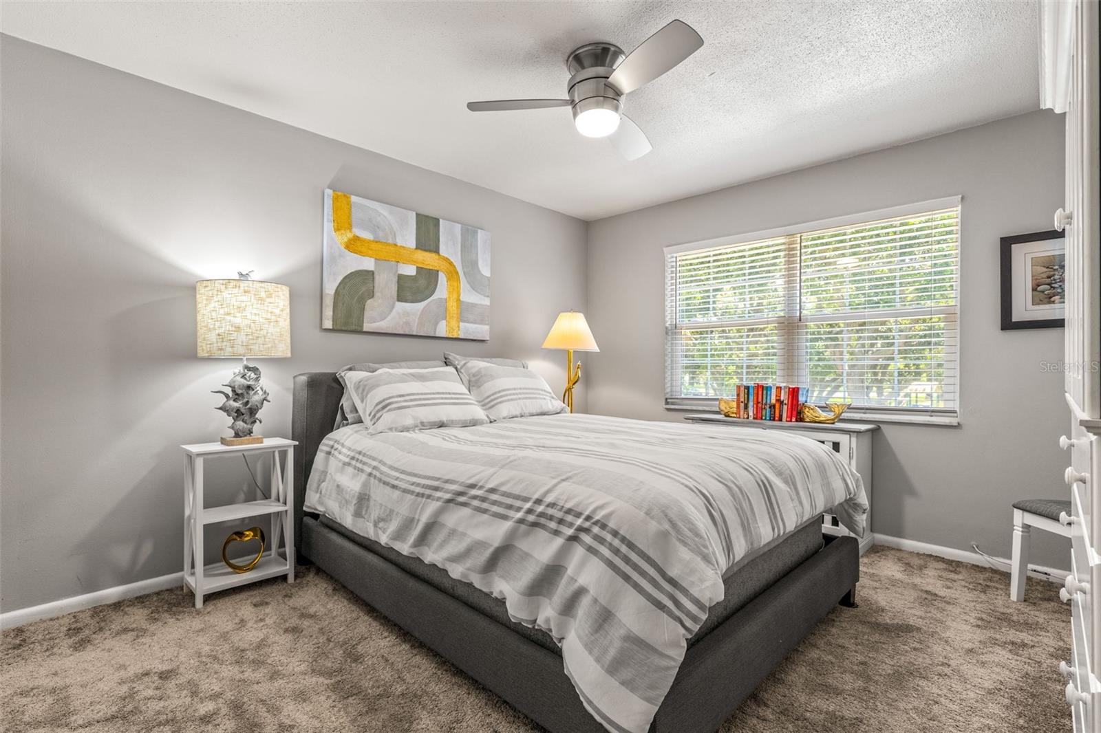 Staged - Primary bedroom