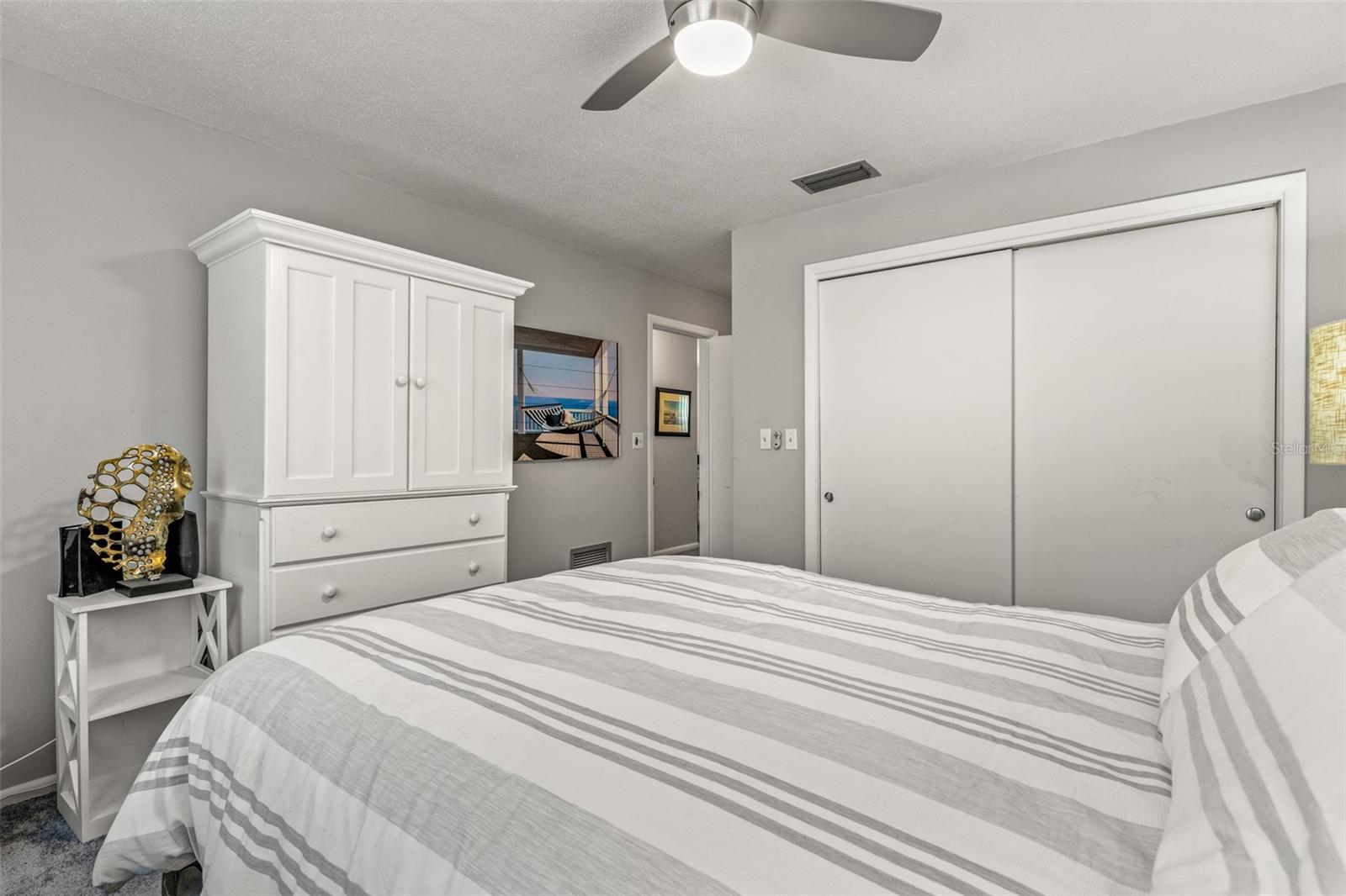 Staged - Primary bedroom