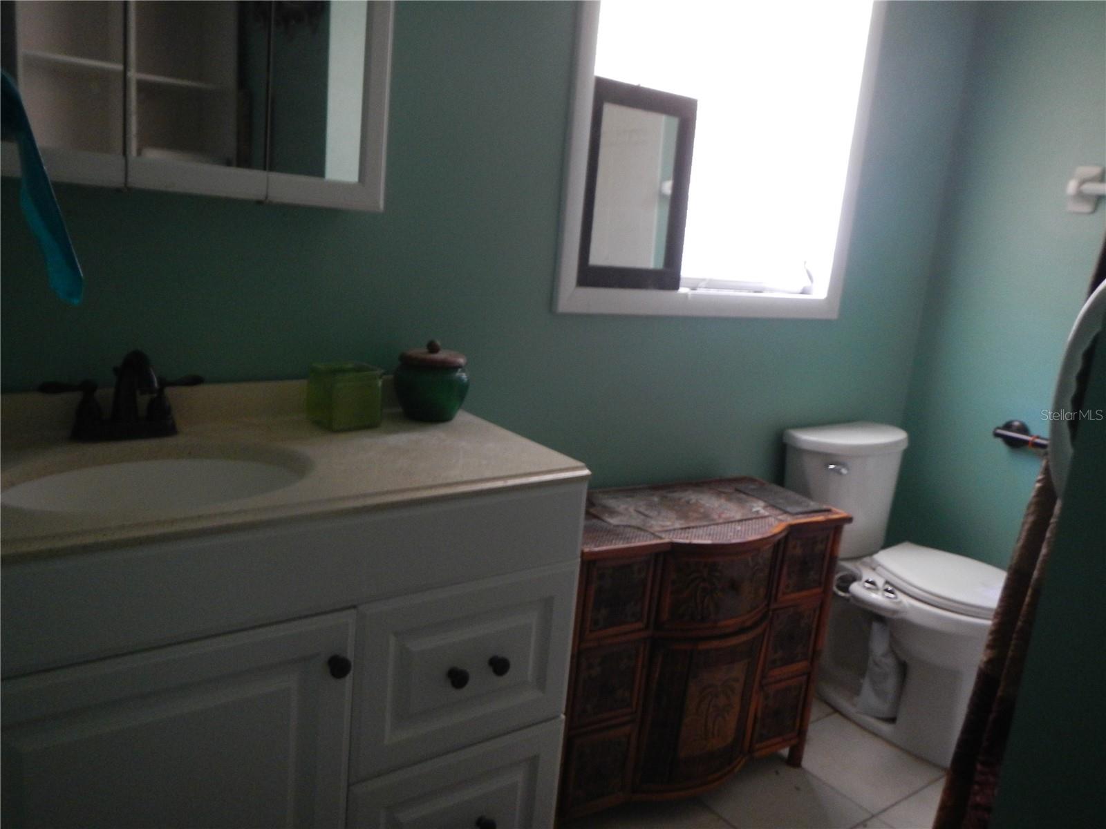 Bath adjacent to Primary Bedroom, Tub with Shower.