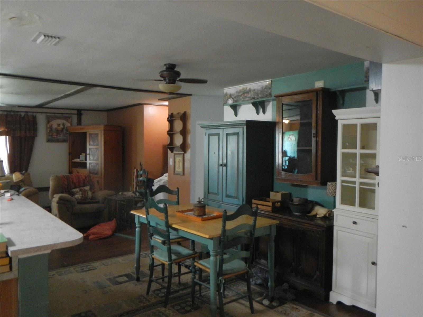 View from Bonus Room into Dining Area.