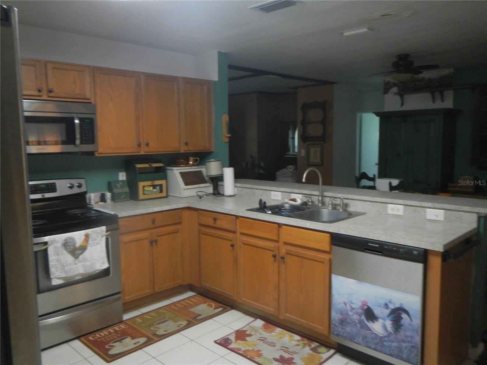 Kitchen open to Dining Area and Bonus Room.