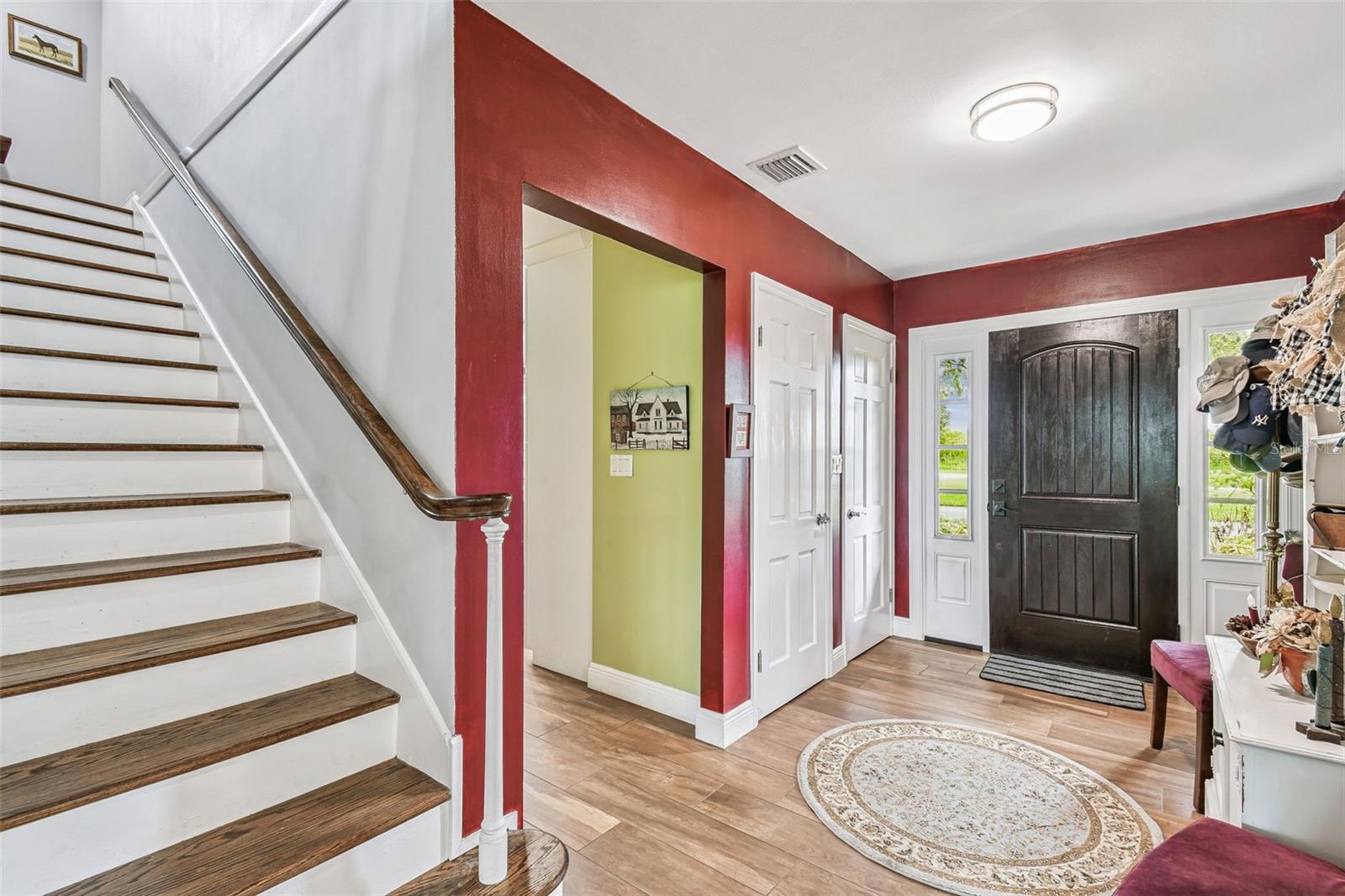 Entry and walkway to the Kitchen area