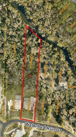 Hillsborough County aerial map of property