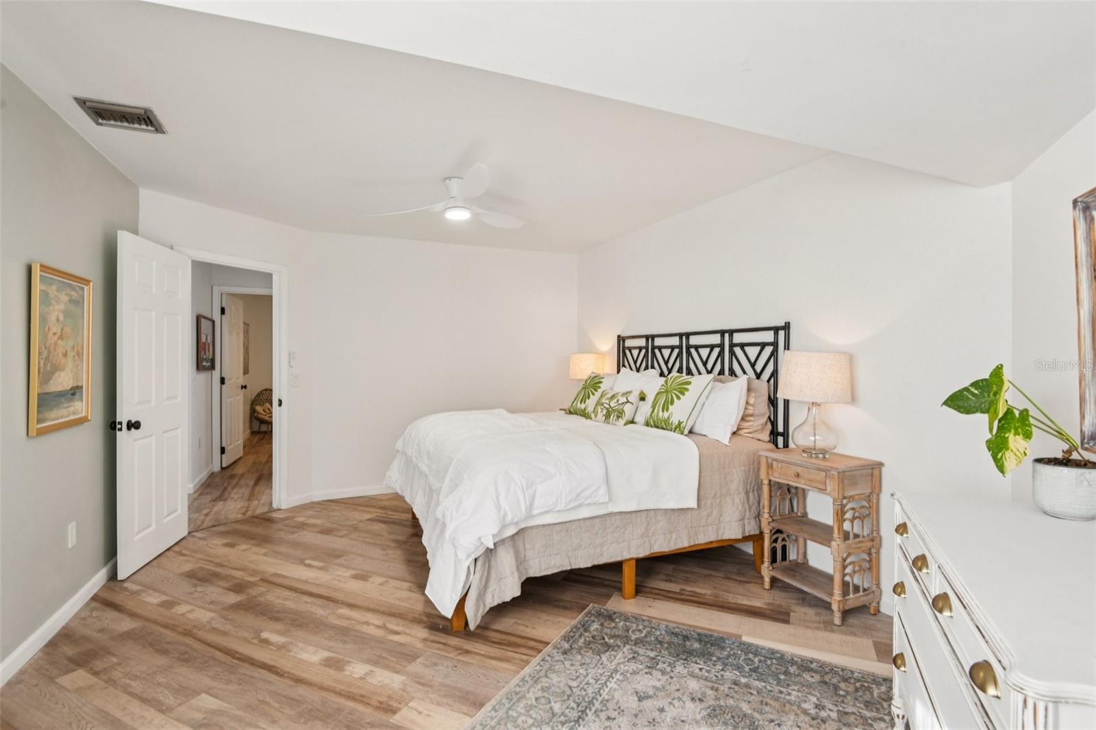 Another view of the primary bedroom.