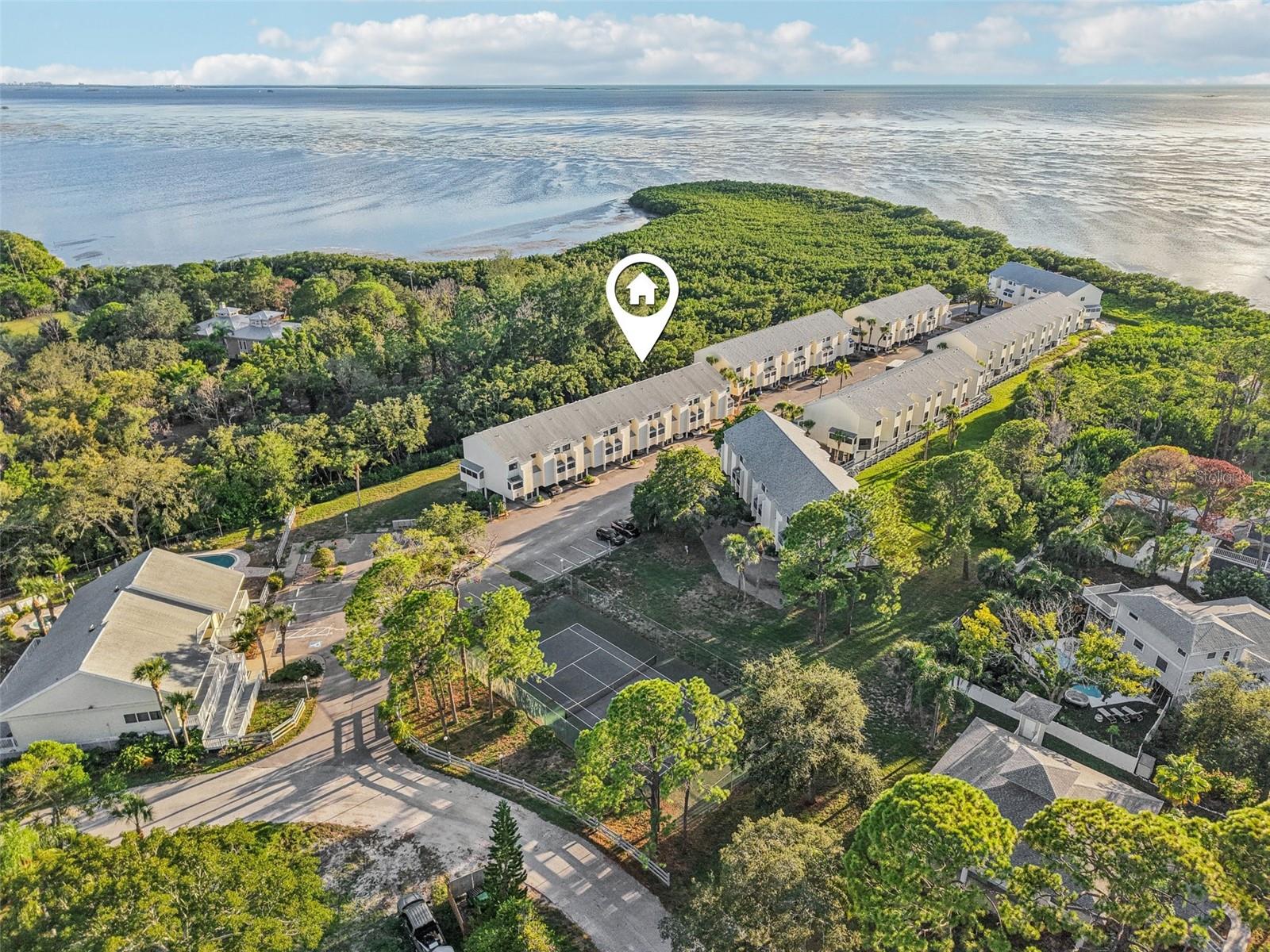 Aerial view of the gorgeous community