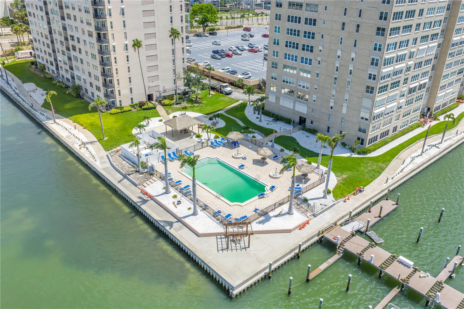 Pool Area and Dock