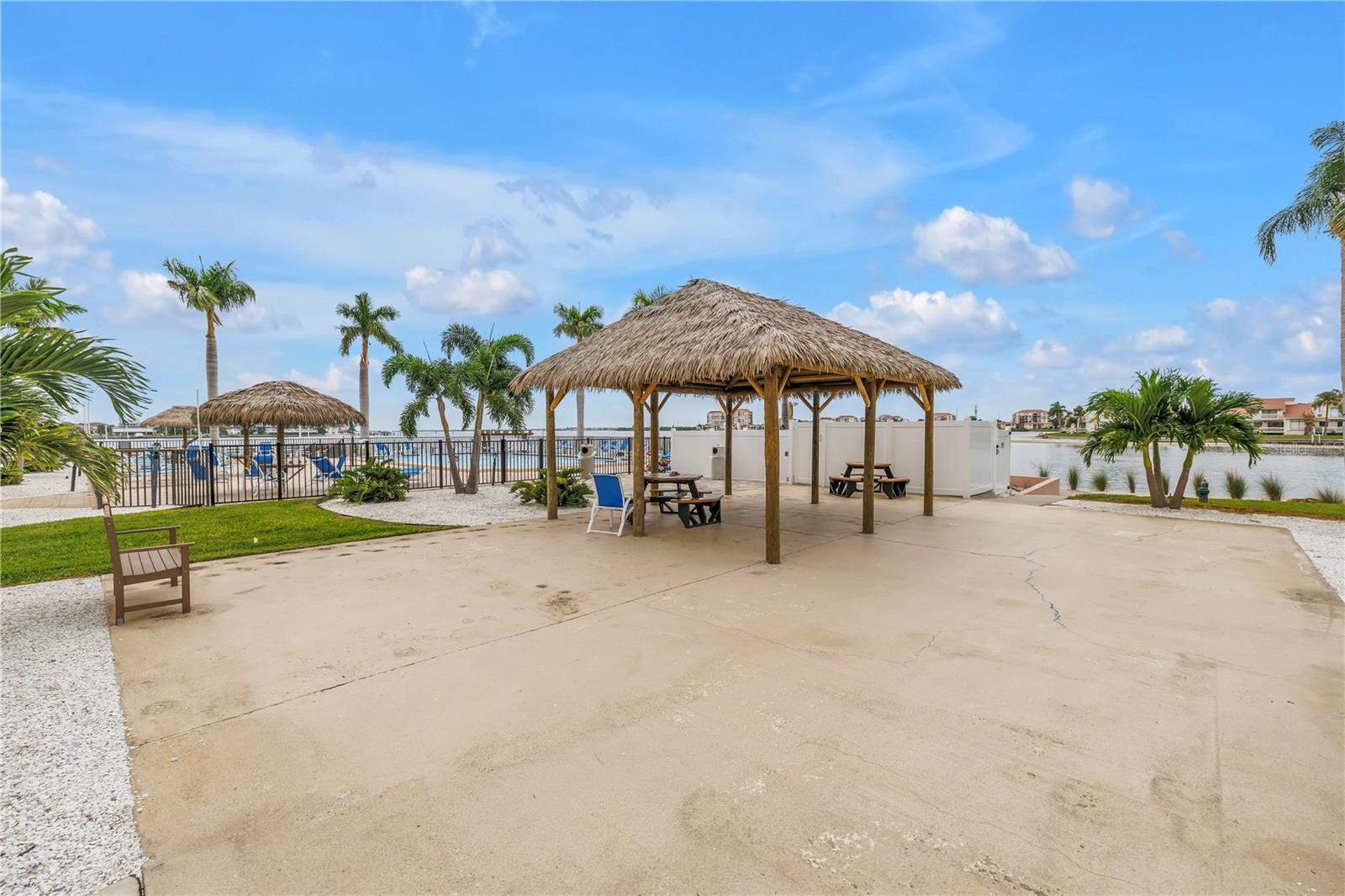 Pool Area with Cabana