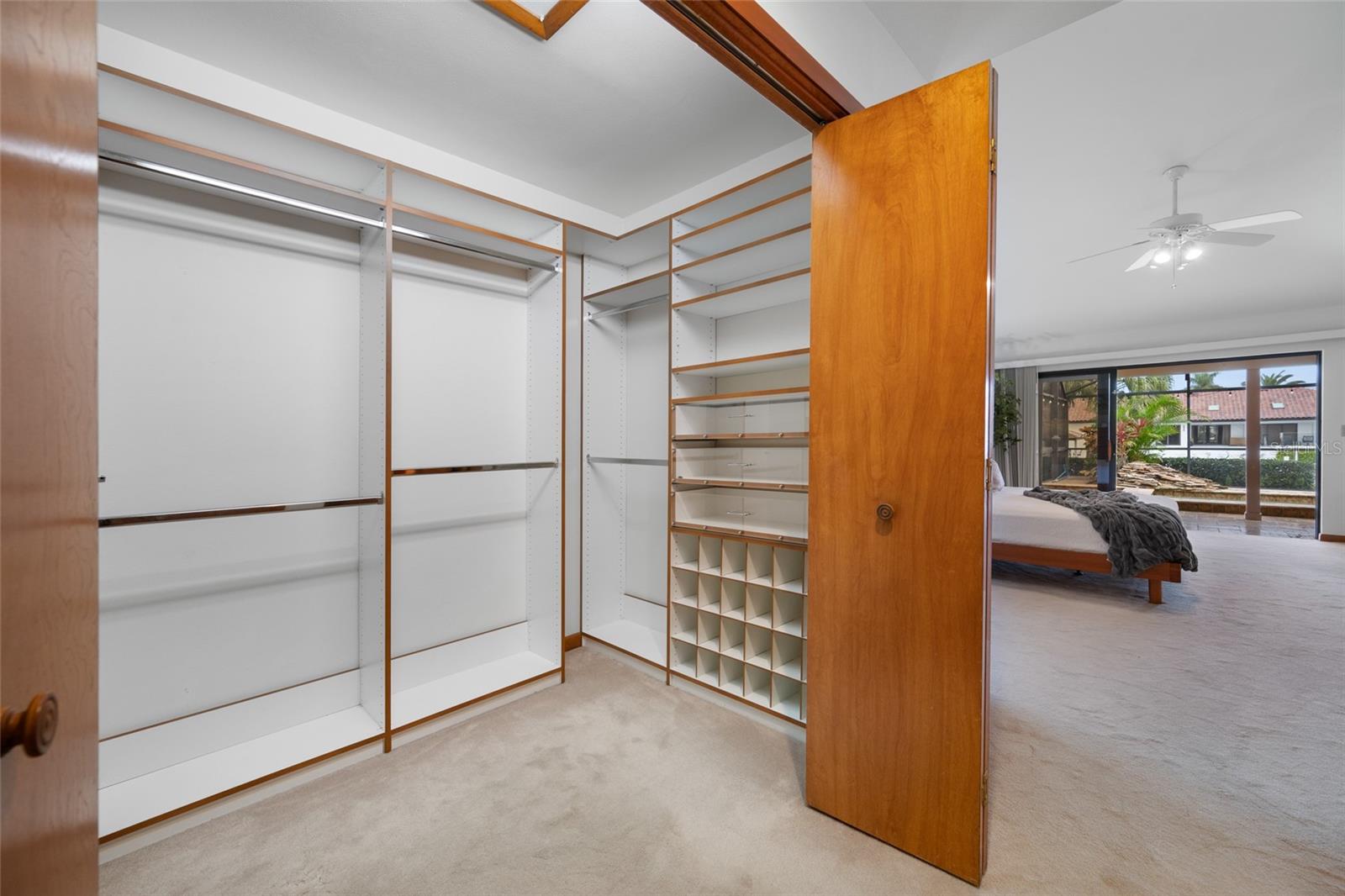 Primary bedroom custom closet