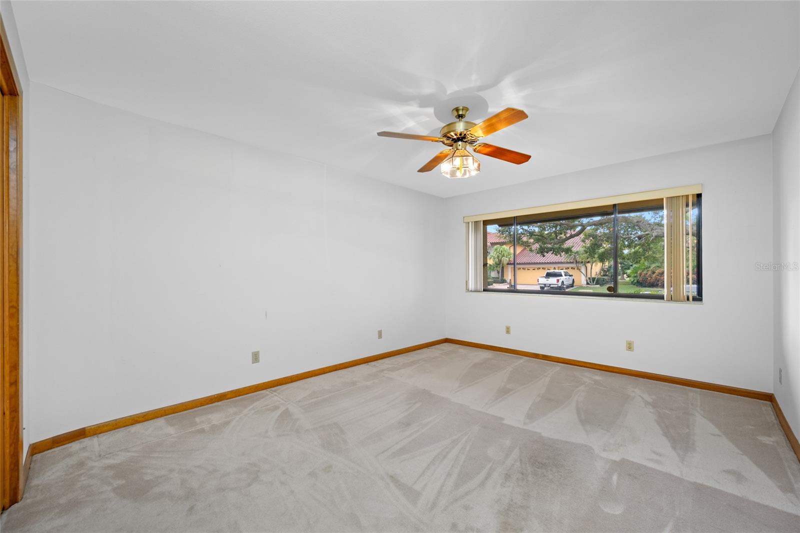 Guest bedroom front of home