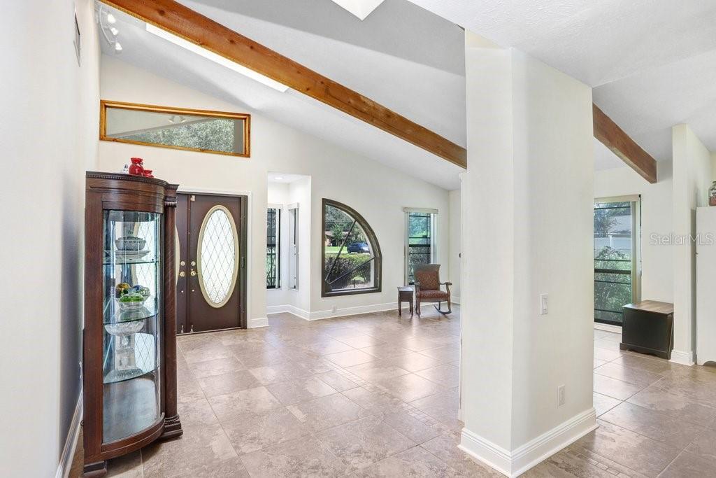 Looking back at the entry and Formal Living Room