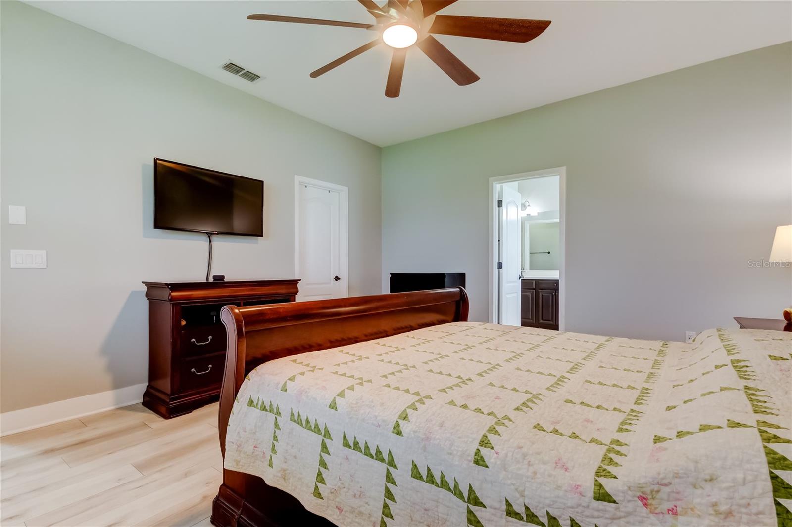 ground floor primary bedroom suite