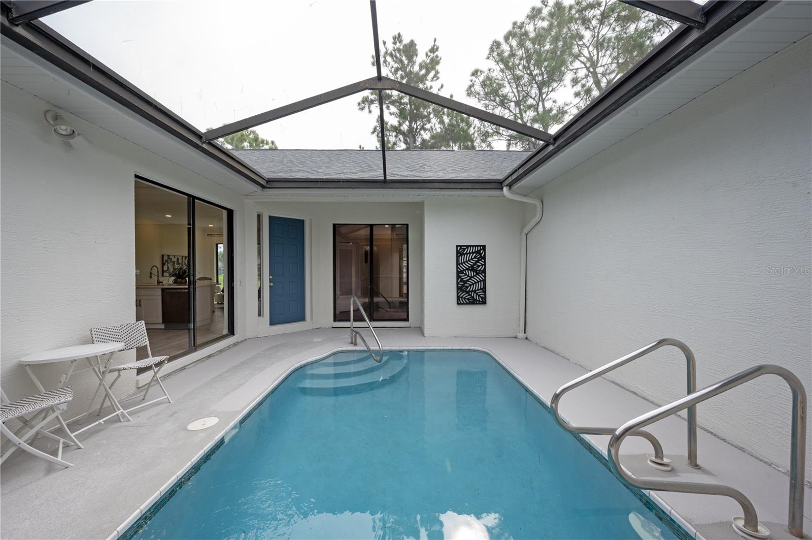 Courtyard pool