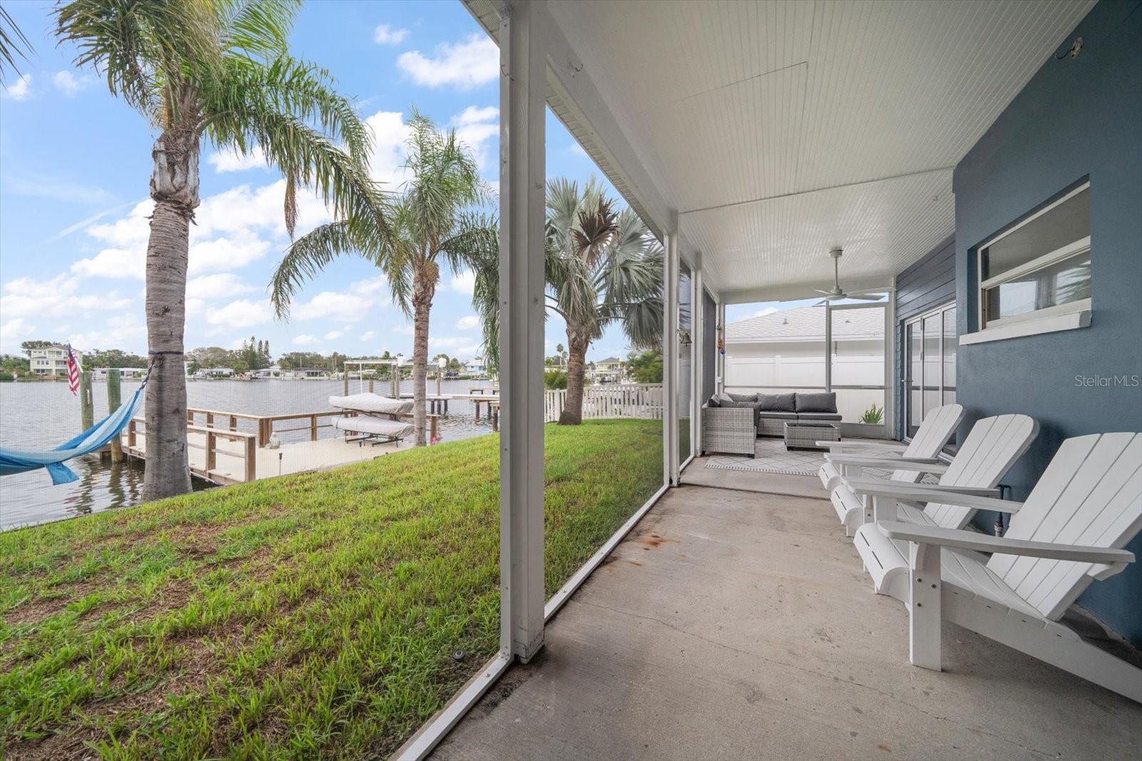 Wide views of the protected harbor provide privacy, calmness and a wonderful lifestyle.